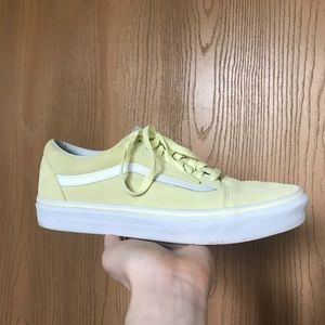 Vans bright yellow, women's 10.5